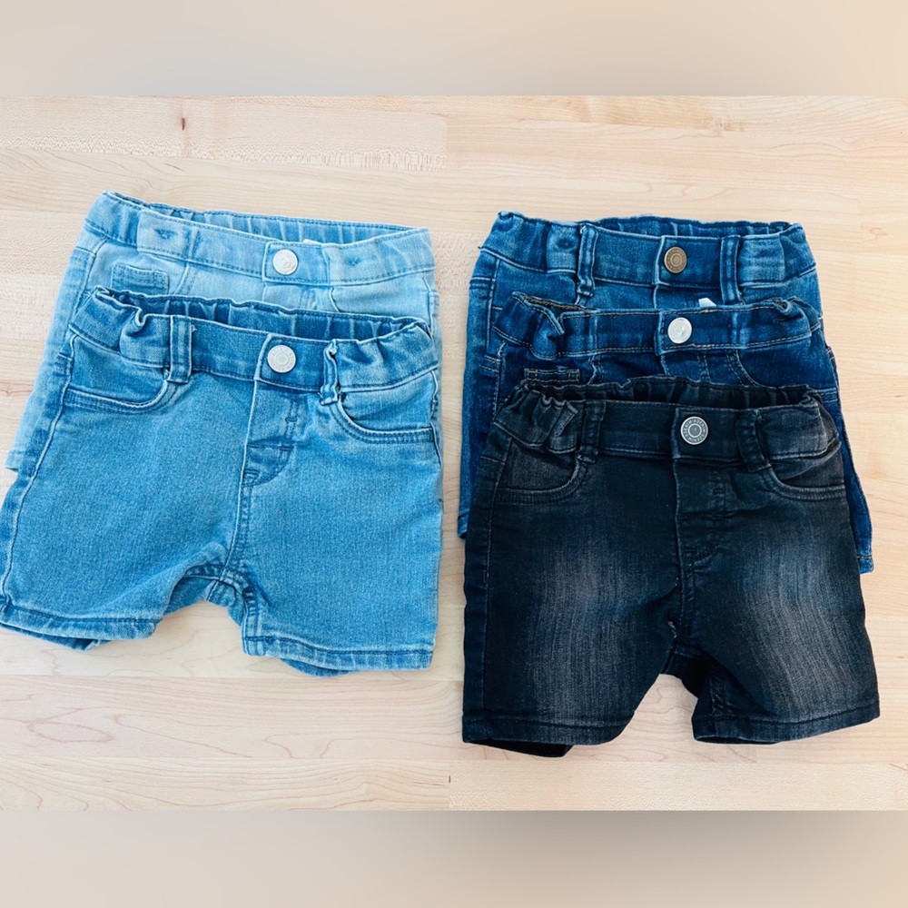 Set of 5  baby infant skinny jeans 6 months